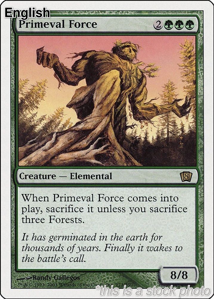 Primeval Force [8ED - 273MagicLPRareEN
