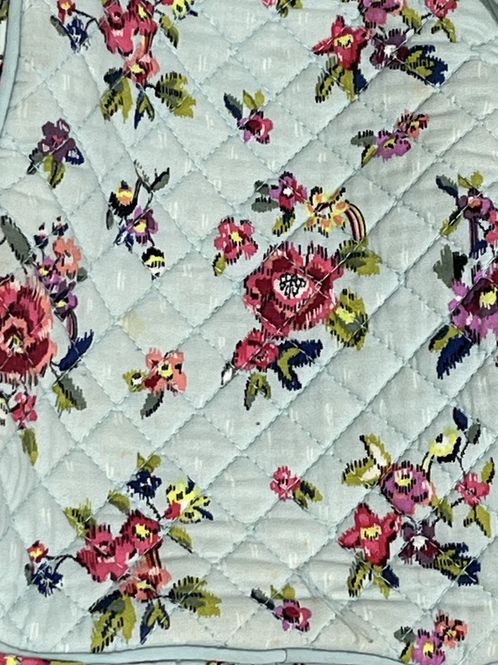 Vera Bradley Water Bouquet Blue Floral Lunch Box Bag Cottagecore - Image 4 of 4