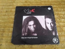 MILLI VANILLI- BABY DON'T FORGET MY NUMBER/ TOO MUCH COOL178(1988) VH/VG+