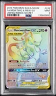 2019 POKEMON SUN & MOON UNIFIED MINDS SECRET #242 FULL ART/MEWTWO & MEW GX PSA 9
