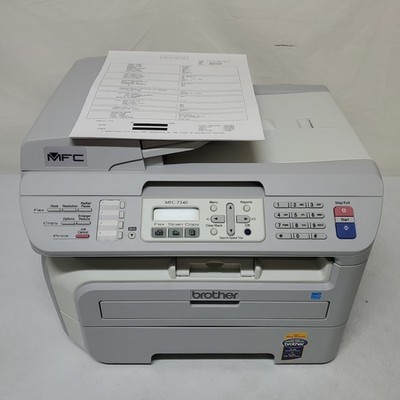 Brother MFC-7340 Black White Laser Printer W/Toner All-In-One Copy Scan Fax USB