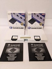 2 schede di memoria Gamecube originali 251 blocchi ciascuno con scatola originale