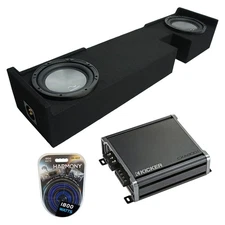 2000-2003 Ford F-150 Ext Super Cab Truck Harmony A102 Dual 10" Sub Box & CXA8001