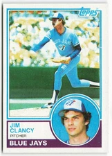 1983 Jim Clancy Topps - Toronto Blue Jays