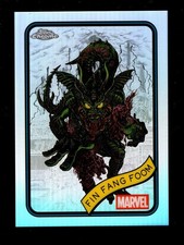 2025 TOPPS CHROME MARVEL REFRACTOR #53 FIN FANG FOOM