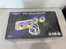 Lovingcool LC-240-AK-3 240mm AIO Liquid Cooler with temperature display - black