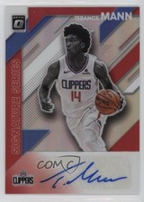 2019-20 Panini Donruss Optic Signature Series Holo Prizm Terance Mann Auto 07i7