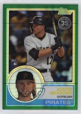 2018 Topps Silver Pack 1983 Design Chrome Green /99 Austin Meadows #109 12i0