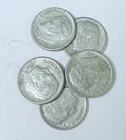 ROOSEVELT SILVER DIMES LOT OF 5 - 90% SILVER FREE SHIPPING #7878
