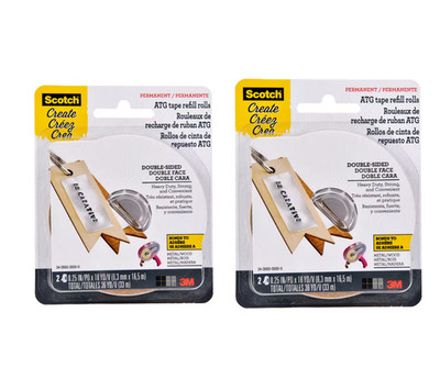 Scotch ATG REFILLS Advanced Tape Glider Heavy Duty 085-RHD .25X36 yd, 4 rolls