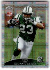2009 Topps Chrome Shonn Greene Xfractors Rookie #TC176