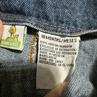 Vintage Sesame Street Boys 18 Month Overalls Trains And Cars Blue Denim — photo 3