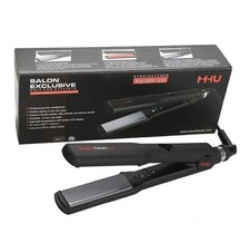 MHU Professional 1 Inch Keratin Ion Flat Iron Tourmaline Ceramic Hair Straighten