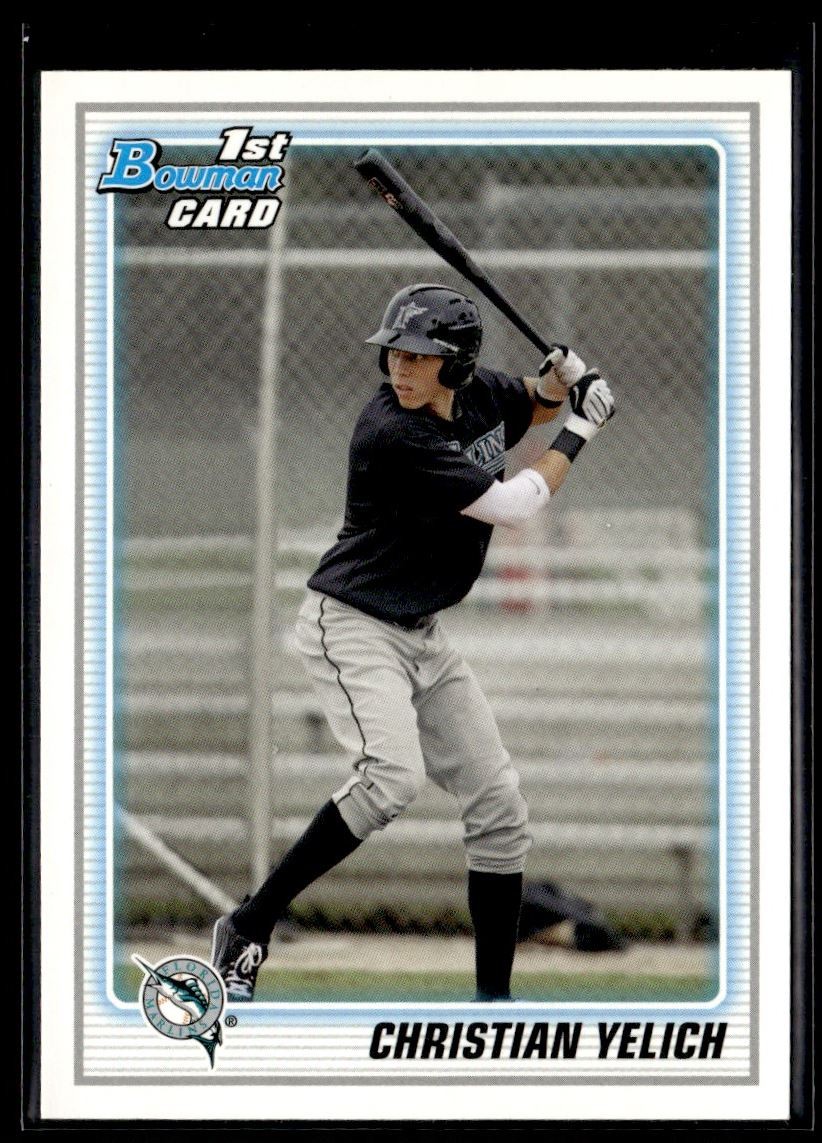 2010 Bowman Draft Picks & Prospects Christian Yelich Florida Marlins #BDPP78