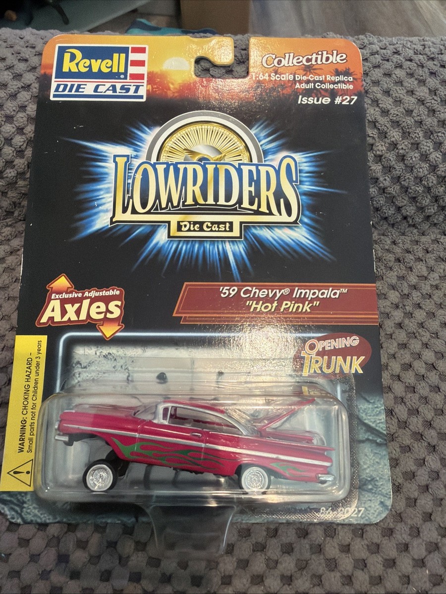 Revell Lowriders 1959 Chevy Impala Hot Pink Adjustable Axles