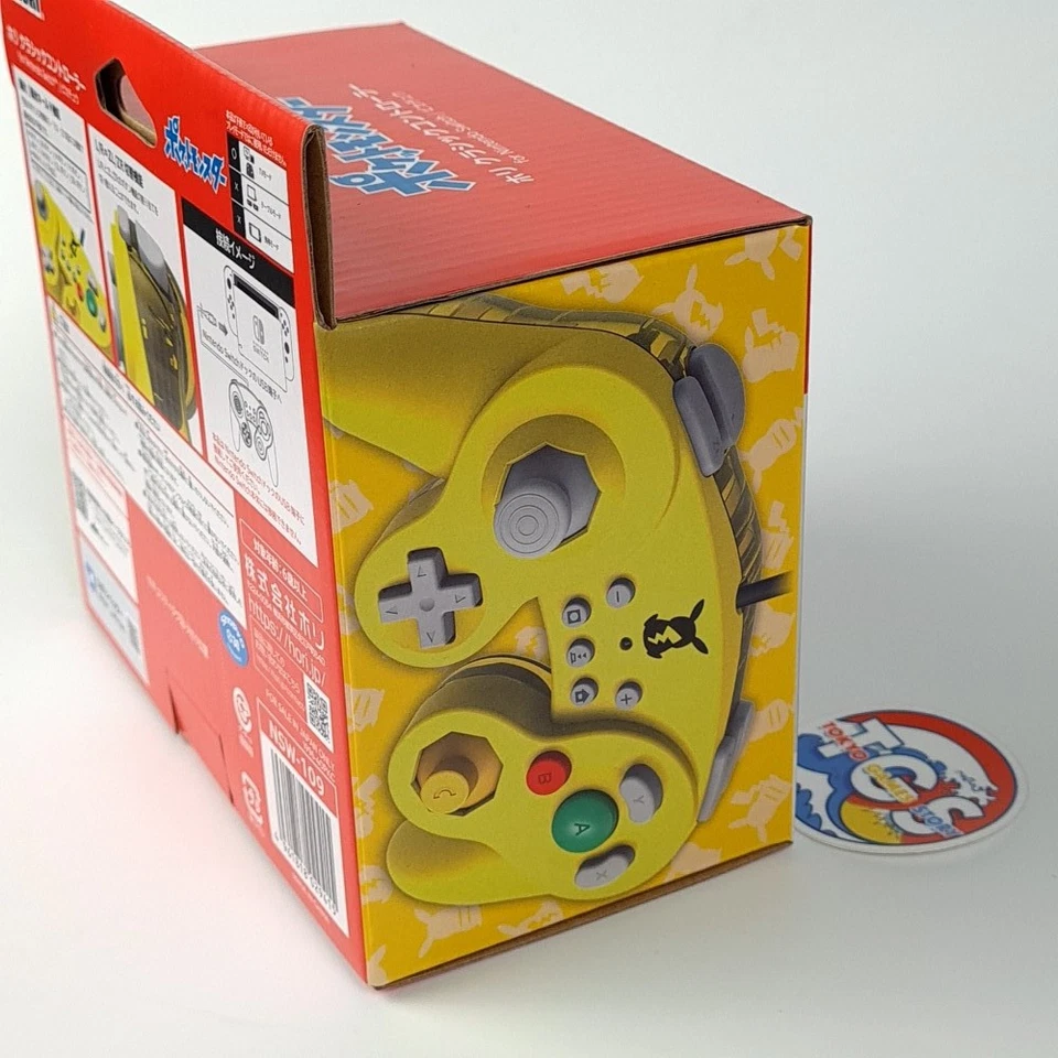 Pikachu Classic Controller for Nintendo Switch Manette Gamecube Japan Hori Offic - Image 3 of 4