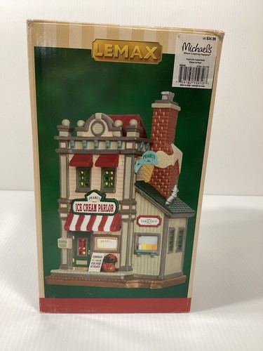 LEMAX Christmas Village “ICE CREAM PARLOR” in Orginal Box - Picture 3 of 6