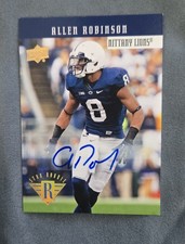 2014 Upper Deck Star Rookie Allen Robinson On-Card Auto Penn State Nittany Lions. rookie card picture