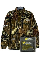 Scent Blocker Cold Fusion Camo Hunting Jacket Mossy Oak Wind Blocker Sz Medium
