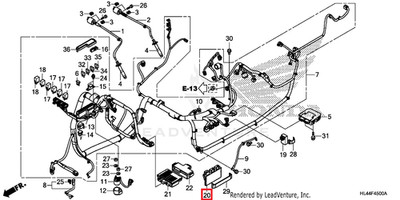 HONDA PIONEER 1000M3/M5 2016 OEM PGM-FI PT# 38770-HL4-A13