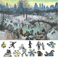 Wooden Puzzle for Adults - Uniquely Shaped Pieces - Made in the USA by - 180 Pi