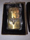 Vintage 1991 Marlboro Longhorn Zippo  Lighter. Solid Brass.In Box.Engraved BJA — photo 3