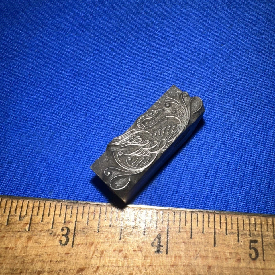 Печатный блок «Элегантный лебедь» красивые детали! Свинцовый блок - Изображение 3 из 4