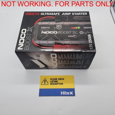 NOCO Boost X GBX75: 2500A UltraSafe Jump Starter [GBX75] -NOT WORKING-