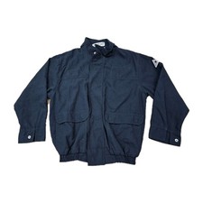 BULWARK FR Navy Blue Jacket Cat 3 Coat Size Large Full Zip