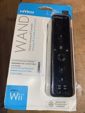 New Wii Nyko Wand Motion Plus Sensing Nintendo  Remote Sealed Black  Controller