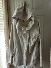 Lululemon Size 6 Zippered Long Jackets Oatmeal Color Excellent Condition