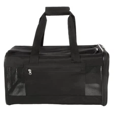 TrustyPup Easy Explorer Medium Guaranteed On-Board Travel Pet Carrier, Black