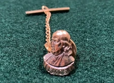 VINTAGE FMCS BENJAMIN FRANKLIN FRATERNAL SOCIETY/COLLECTORS SOCIETY TIE TACK PIN