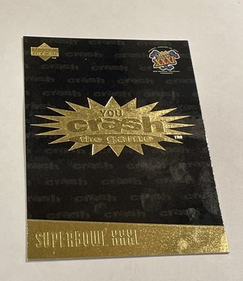 1997 Upper Deck You Crash the Game Super Bowl XXXI Prizes Superbowl XXXI #SB9
