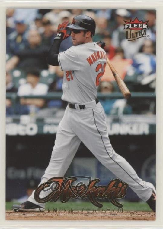 2007 Fleer Ultra Fat Pack Gold 468/999 Nick Markakis #16 0dh9