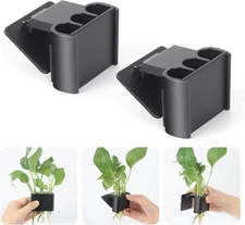 3 Holes Upgraded Aquatic Plant Cup Aquarium Plant Holder for Tank,Aquascape Acce