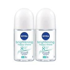 Nivea Brightening Happy Shave 8 Superfood Roll-On Deodorant, 1.7oz Pack of 2 