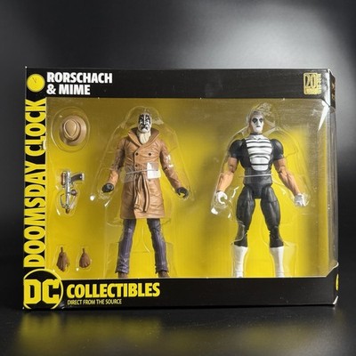 2018 DC Direct Doomsday Clock - 20 Years - Rorschach & Mime  6  Figure