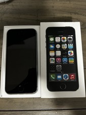 Apple iPhone 5s Space Gray 16GB A1533 ME341LL/A with Box Accessories