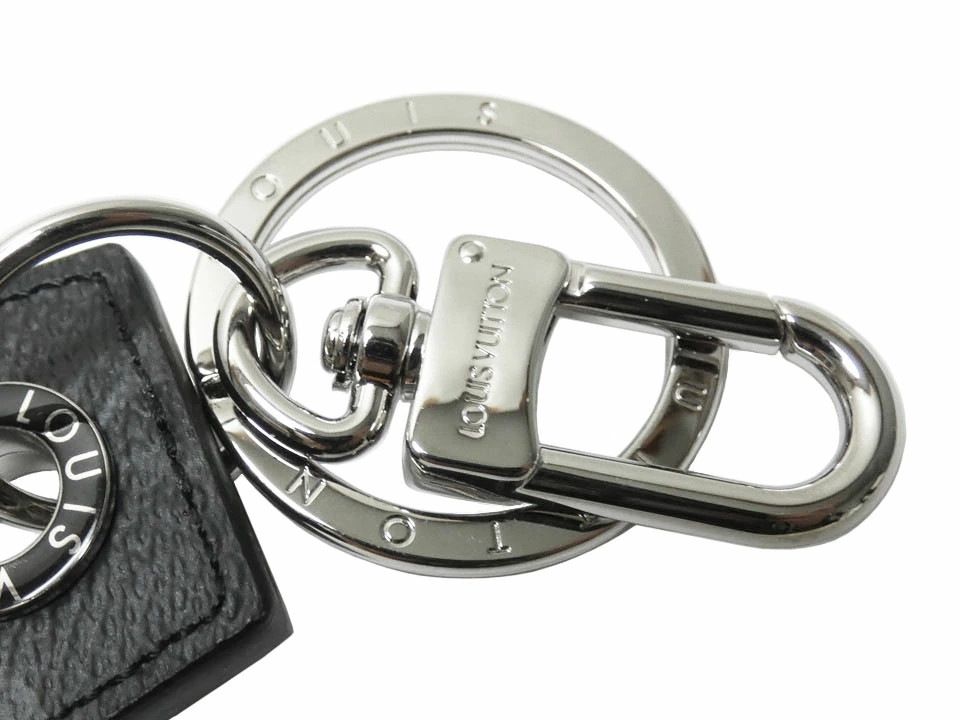 LOUIS VUITTON Monogram Eclipse Keychain Enchappe … - image 3