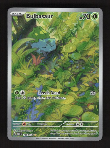 Bulbasaur - 166/165 - SV: Scarlet & Violet 151 - Holofoil - NM