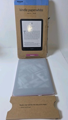 Amazon Kindle Paperwhite 12th Gen 16GB 7” NEWEST MODEL 2024 OB RASPBERRY