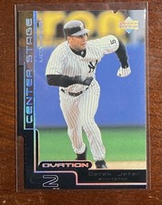 2000 UD Ovation Derek Jeter Center Stage DIE CUT RAINBOW🌈NM💎Super Rare🚨1:99
