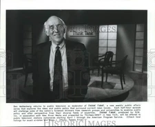 Press Photo Ben Wattenberg, Moderator of "Think Tank" on Television - sap48574