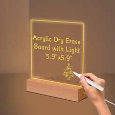 Gifts for Women Men Girls-Personalized DIY Night Light Message Board with Era...
