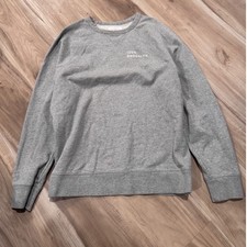 Everlane Gray Brooklyn Crewneck Sweatshirt Mens Womens Unisex Cozy Pullover r2