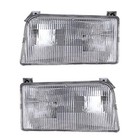 Front Headlights Pair Set for 92-97 Ford Bronco/F150/F250 Pickup Left & Right