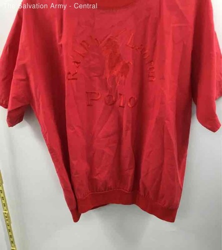 Ralph Lauren Mens Red Short Sleeve Crew Neck 2 Piece T-Shirt Pants Set Size M