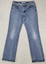 Levi Strauss Levis Jeans 505 Straight Blue Medium Wash Denim Cotton Women's 30