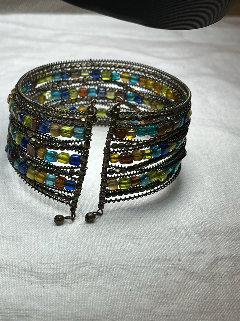 Seed Bead Cuff Bracelet - image 2